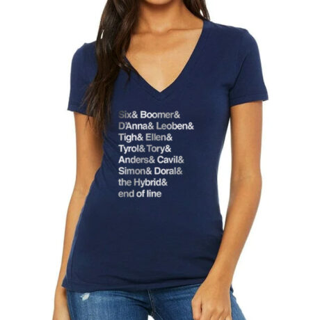 Cylons Mirror-Ball Metallic Navy